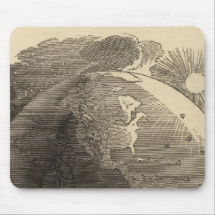 Western Hemisphere Karte von Goodrich Mousepad