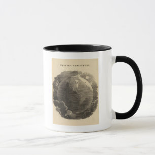 Western Hemisphere Karte von Goodrich Tasse