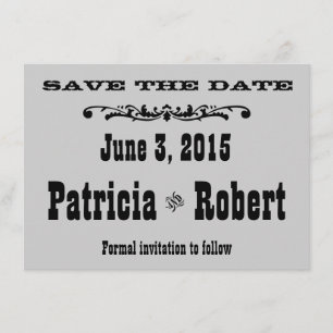 Western Hochzeit   Save The Date