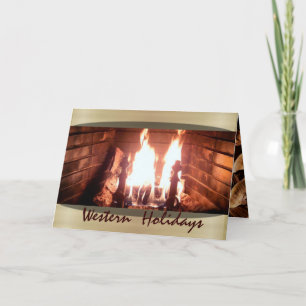Western Holiday Feiertagskarte