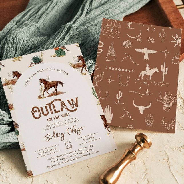 Western Horse Baby Dusche Einladung (Von Creator hochgeladen)