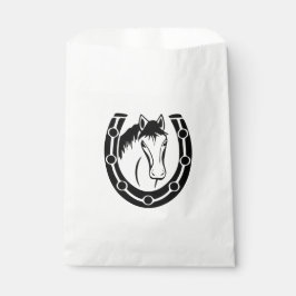 Western Horse Horseshoe Hochzeit Reitland Geschenktütchen
