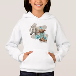 Western Horse Mädchen Sweatshirt