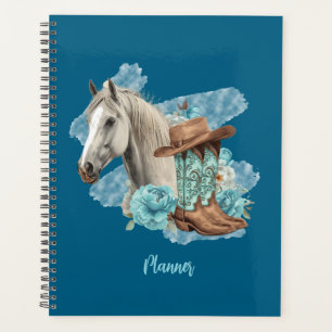 Western Horse Spiral Planer - Navy