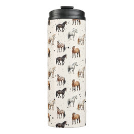 Western Horse Thermos Thermosbecher