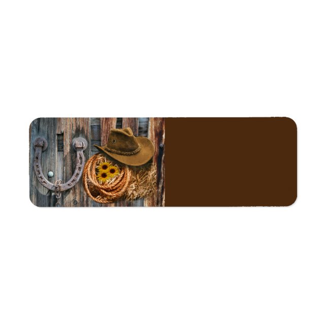 Western Horseshoe Cowboy Hat Lasso (Vorne)
