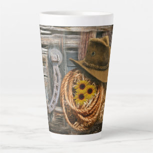 Western Horseshoe Cowboy Hat Lasso Milchtasse