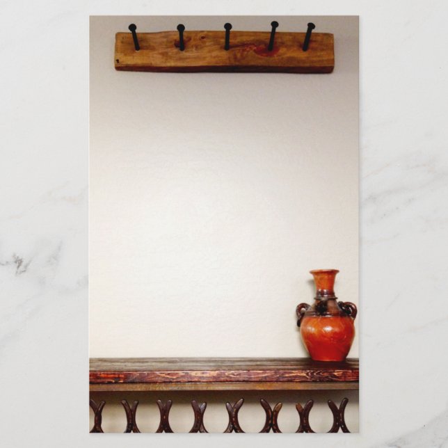 Western Horseshoes Eisenbahn Spikes Südwestvase Briefpapier (Vorderseite)