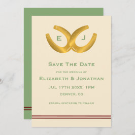 Western Horseshoes Hochzeit Save The Date