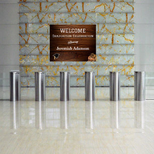 Western Hut und Lasso-Abschlussfeier Begrüßung Poster