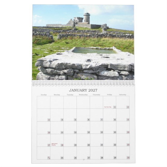 Western-Irland-Kalender Kalender (Jan 2027)