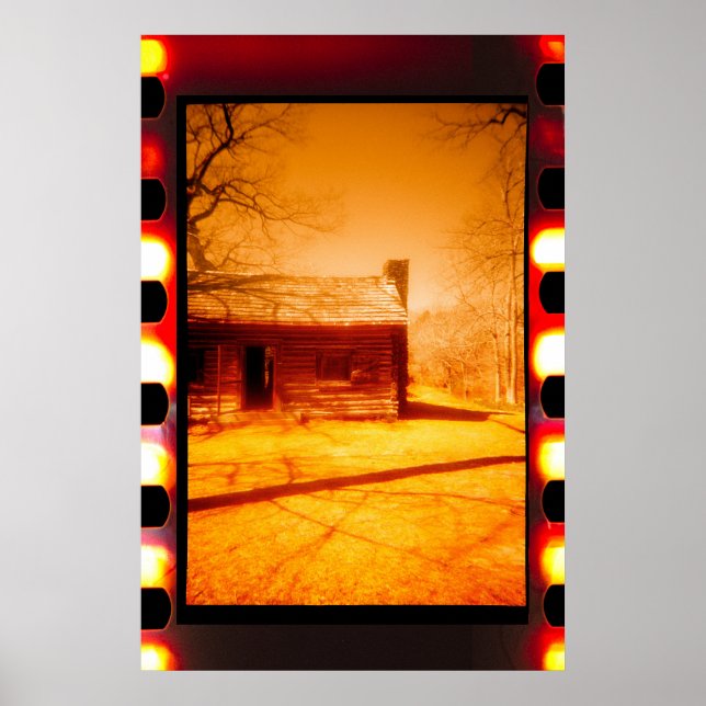 Western-Kabine auf Film verlassen Poster (Vorne)