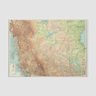 Western Kanada Seidenpapier