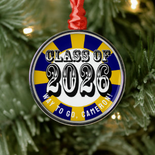 Western-Klasse des Abschlusses 2026 Ornament Aus Metall