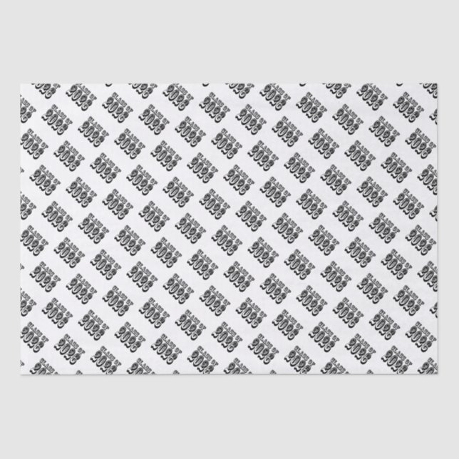 Western-Klasse des Abschlusses 2026 Seidenpapier (Vorderseite)