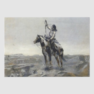 Western "Krieg" von Charles M. Russell Seidenpapier