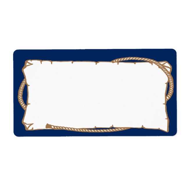 Western-Label mit dem Party Rope (Vorne)