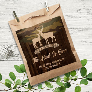 Western Land Hirsch die Jagd ist vorbei Hochzeit Geschenktütchen