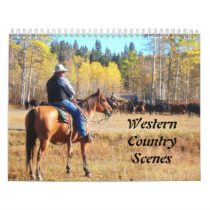 Western-Land-Szenen Kalender