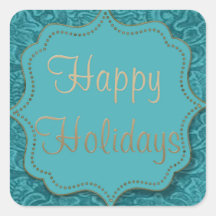 Western Leder geschliffen mit Center Happy Holiday