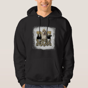 Western Leopard Afghan Hound Mutter am 1. Hoodie