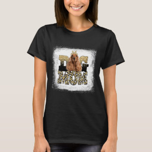 Western Leopard English Cocker Spaniel Mom Mother' T-Shirt