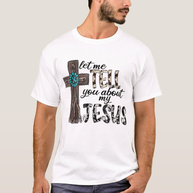Western Leopard Ließ mir, Ihnen von meinem Jesus C T-Shirt (Vorderseite)