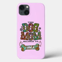 Western Leopard Pattern Dog Mama Knochen
