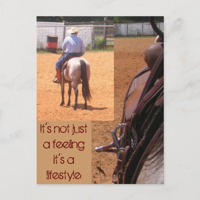 Western Lifestyle Postkarte (Vorderseite)