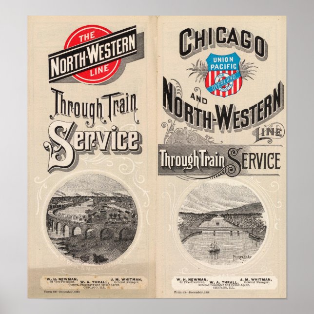 Western-Linie Chicago Poster (Vorne)