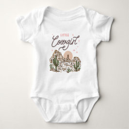 Western Little Cowgirl Bodysuit Baby Strampler