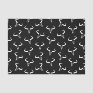 Western Longhorn Bull Horns Design Wüstenschalen Seidenpapier