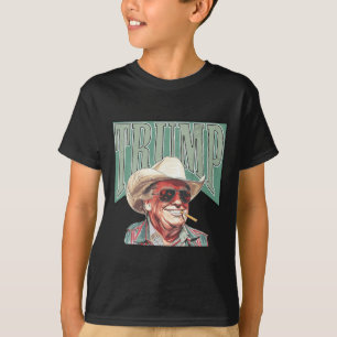 Western macht Amerika zu einem großen Trump-Papa T-Shirt