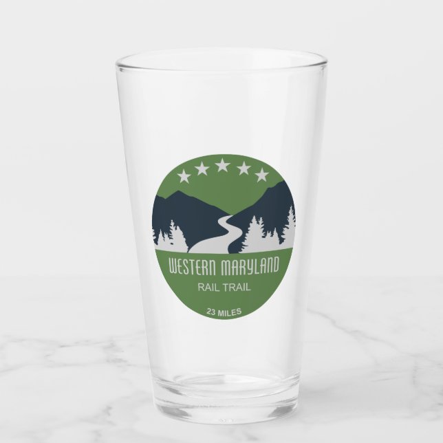 Western Maryland Rail Trail Glas (Vorderseite)