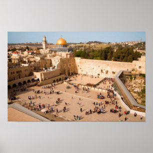 Western Mauer in Jerusalem (Mauer des Elends) Poster
