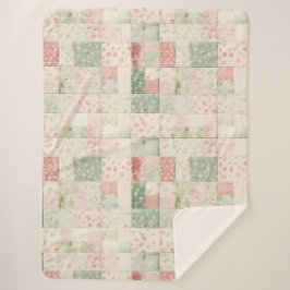 Western Mint Pink Floral Quilt Patterns Sherpadecke
