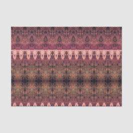 Western Muster braun Pink Bull Kuh Skull Seidenpapier