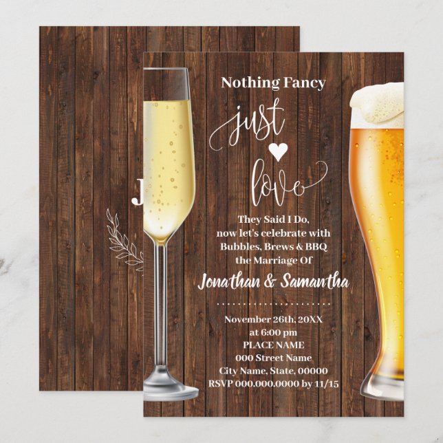 Western Nichts Extravagante Blasen Bremen & GRILLE Save The Date (Vorne/Hinten)