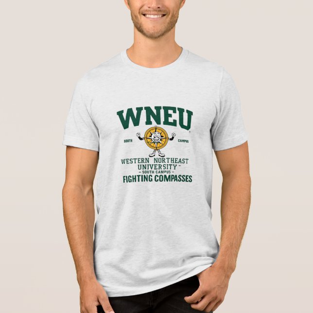 Western Northeast U. - South Campus (Fictional) Tri-Blend Shirt (Vorderseite)