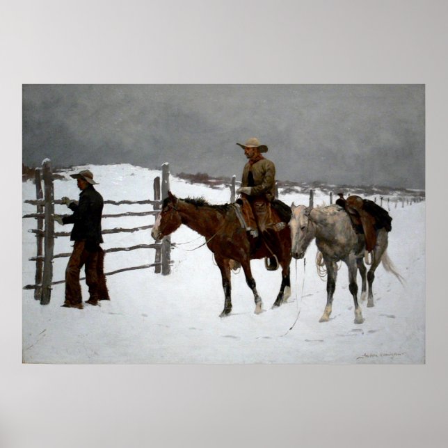 Western Nostalgie Poster (Vorne)