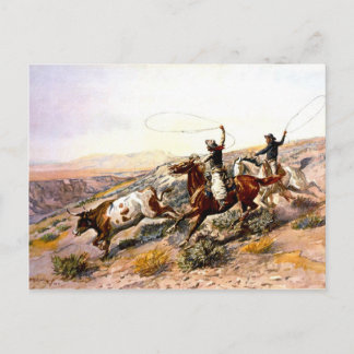 Western Nostalgie Postkarte