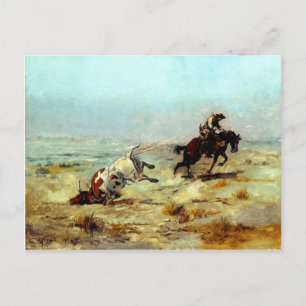 Western Nostalgie Postkarte