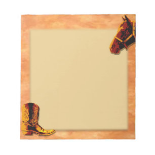 Western Notepad Notizblock