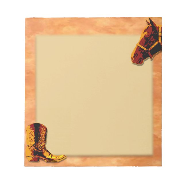Western Notepad Notizblock (Vorderseite)