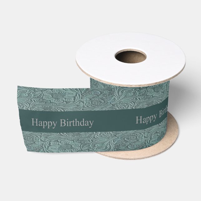 Western oder Geschenkartikel, mit Ribbon-Leder bed Satinband (Spule)