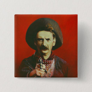Western Outlaw Button
