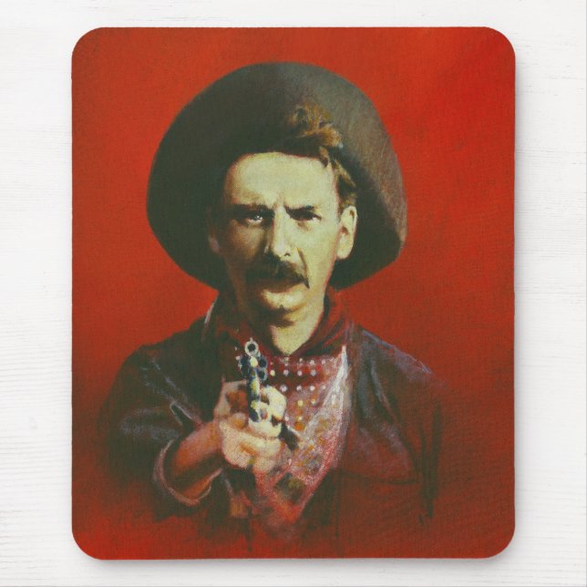 Western Outlaw Mouse Pad Mousepad (Vorne)