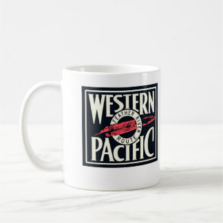 Western Pacific Vintag Railway Logo Tasse