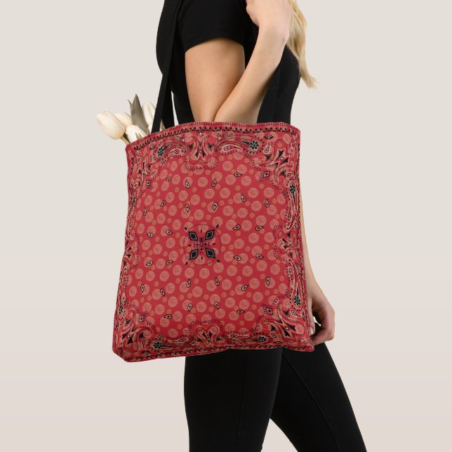 Western Paisley Red Bandana Print Cowgirl (Von Nahem)