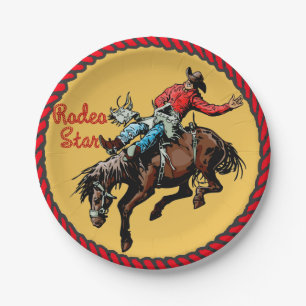 Western Party Bronc Riding Paper Teller